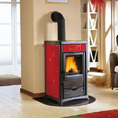 Stufa a legna ROSSELLA PLUS pergamena antico La nordica Extraflame