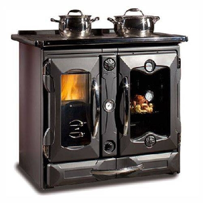 Termocucina a legna TERMOSUPREMA compact dsa nero La nordica Extraflame