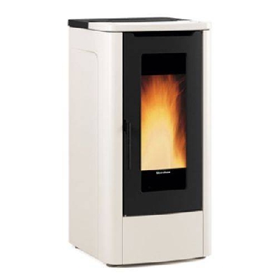 Stufa a pellet canalizzata TEOREMA PLUS avorio La nordica Extraflame