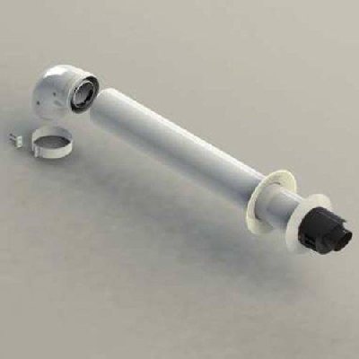 Kit coassiale compatibile Ø 600/100 per caldaie a condensazione Beretta - Riello - Sylber