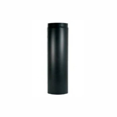 Tubo nero canna fumaria legna cm. 25