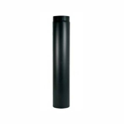Tubo nero canna fumaria legna cm. 50