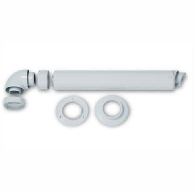 Kit coassiale Ø 600/100 per caldaie a condensazione Hermann Saunier Duval