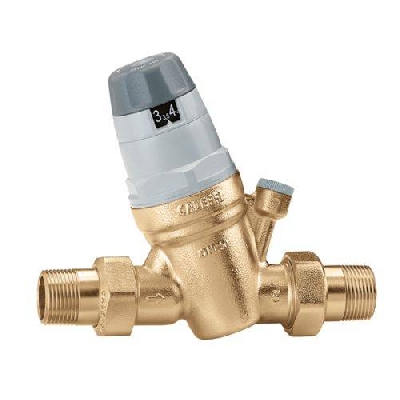 Riduttore di pressione con cartuccia monoblocco estraibile. Con attacco manometro. 1/2" - 1"; 1 1/4" Caleffi