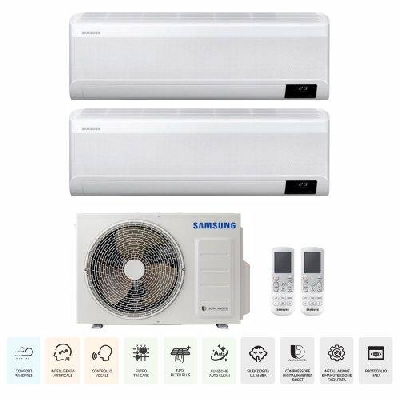 Condizionatore Samsung WindFree AVANT Dual Split 9000+12000 btu inverter