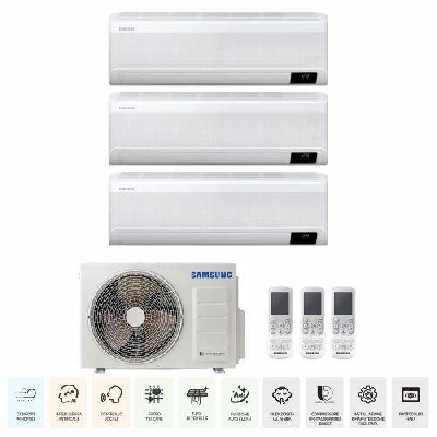 Condizionatore Samsung WindFree AVANT Trial Split 9000+9000+12000 btu inverter