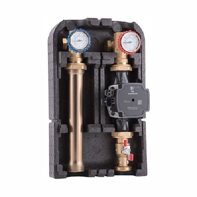 Gruppo di distribuzione diretto 1" 1"/2 per alte temperature