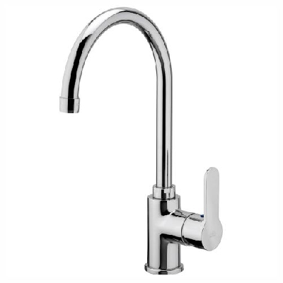 Miscelatore lavello canna curva girevole Serie BLU Paffoni BLU180CR