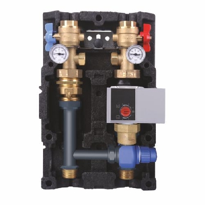 Gruppo di rilancio con valvola miscelatrice per impianti di riscaldamento Serie GRT 20-43 °C Mut 7.030.01957