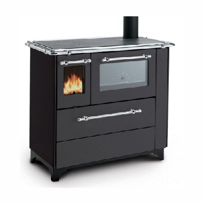 Royal Betty 3,5 New - Cucina a legna acciaio canna di fucile