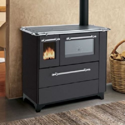 Royal Betty 4,5 New - Cucina a legna acciaio canna di fucile