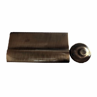 Pucci Placca con pulsante bronzo per cassetta incasso rame 80007513/2