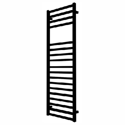 APM Termoarredo Scaldasalviette in acciaio verniciato nero QUADRO H 1260 Interasse 460
