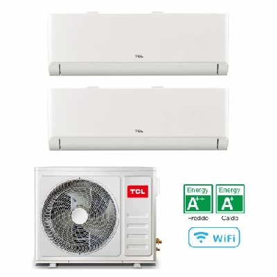 TCL Condizionatore BREEZEIN Serie P5 Dual Split 9000 + 9000 btu inverter WI-FI