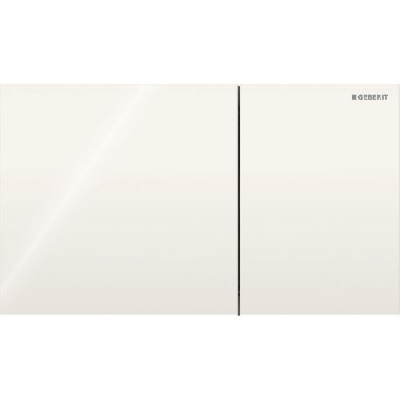 Geberit SIGMA70 Placca di comando con doppio pulsante vetro grigio sabbia 115.622.JL.1