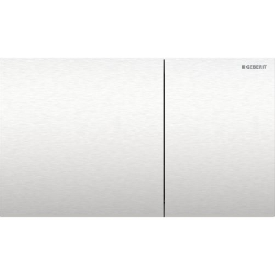 Geberit SIGMA70 Placca di comando con doppio pulsante acciaio spazzolato 115.622.FW.1