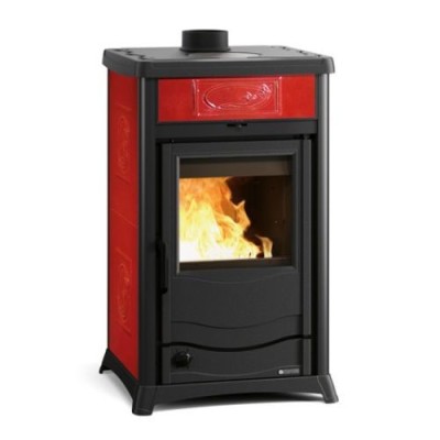 La nordica Extraflame Termostufa a legna TERMOROSSELLA PLUS DSA.16 bordeaux
