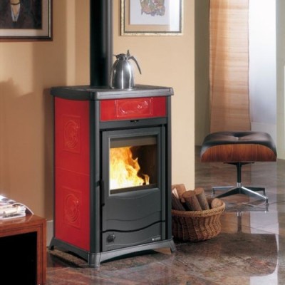 La nordica Extraflame Termostufa a legna TERMOROSSELLA PLUS DSA.16 bordeaux