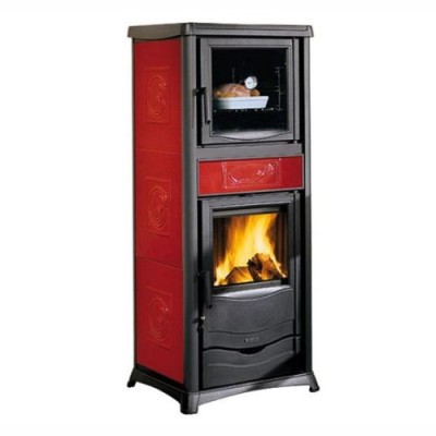La nordica Extraflame Termostufa a legna TERMOROSSELLA PLUS FORNO DSA.16 bordeaux