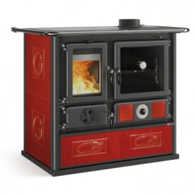 La nordica Extraflame Termocucina a legna TERMOROSA DSA.16 bordeaux