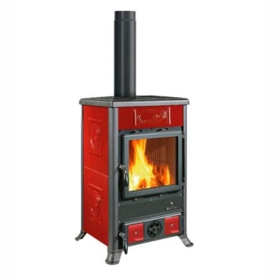 La nordica Extraflame Stufa a legna ROSSELLA R1 .16 Bordeaux