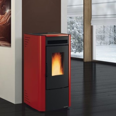 La nordica Extraflame Stufa a pellet ventilata KETTY 5.0 bordeaux