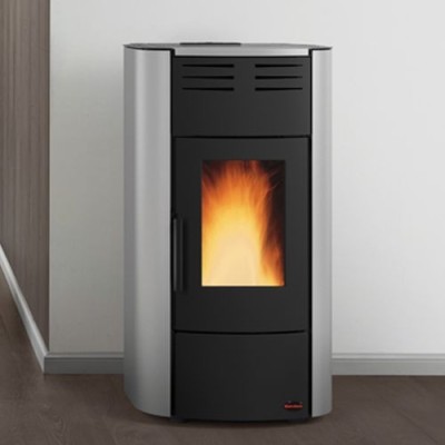 La nordica Extraflame Termostufa a pellet RAFFAELLA IDRO H 18 5.0.16 Grigio luce