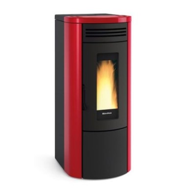 La nordica Extraflame Termostufa a pellet COSTANZA IDRO 5.0 bordeaux