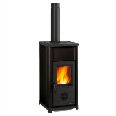 La nordica Extraflame Stufa a legna TEA.16 nero antracite