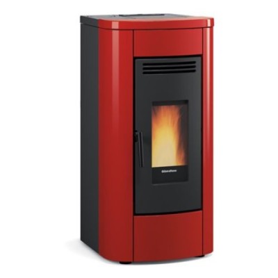 La nordica Extraflame Stufa a pellet ventilata KLAUDIA PLUS AD EVO bordeaux
