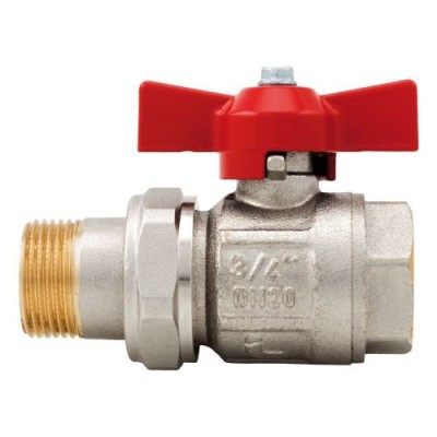 Itap Valvola a sfera Ideal passaggio totale per collettori M/F 1/1/4" 0980114
