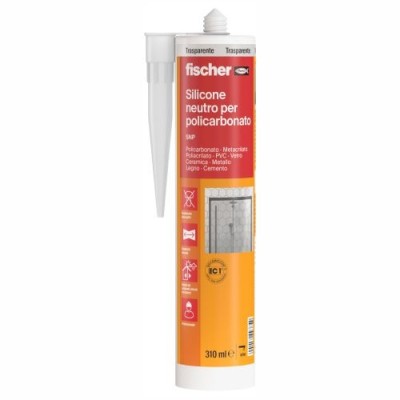 Fischer SNP 310-TR Silicone sigillante per policarbonato 9384