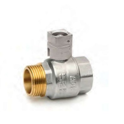 Valvola a sfera M/F 3/4" PN 30 con cappuccio piombabile APM