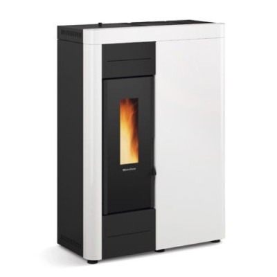 La nordica Extraflame Termostufa a pellet VIRNA IDRO.16O bianca