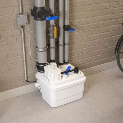 SFA SANICUB 1 Stazione di sollevamento con trituratore  per acque scure Bagni, cucine lavanderie