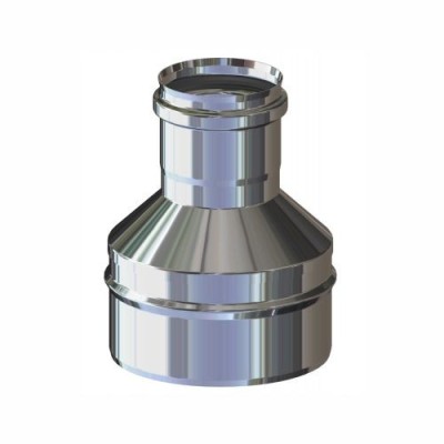 Canna fumaria Inox 316 L monoparete riduzione M/F