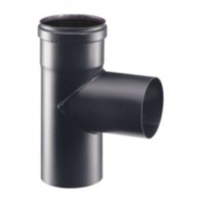Tubo nero canna fumaria pellet TEE M/M/F