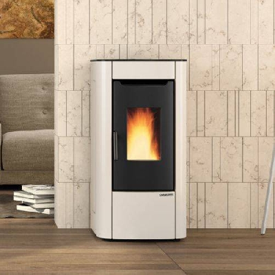 Stufa a pellet ventilata SABRY avorio La nordica Extraflame