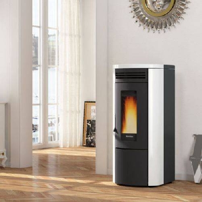 Termostufa a pellet COSTANZA IDRO bordeaux La nordica Extraflame