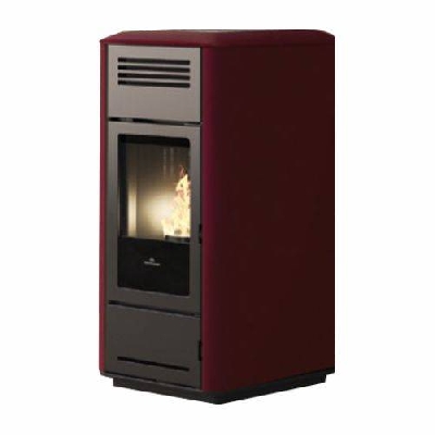 Edilkamin Termostufa a pellet MILLA H15 Evo bordeaux